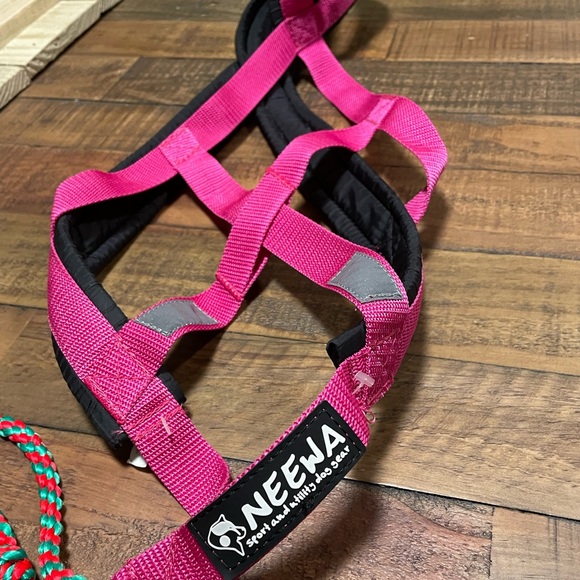 Neewa Sled Dog/Husky Harness for Running/Biking | Pink, Size Small - Picture 3 of 11